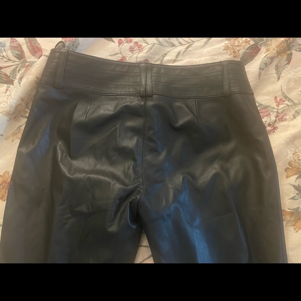 BeBe genuine leather pants